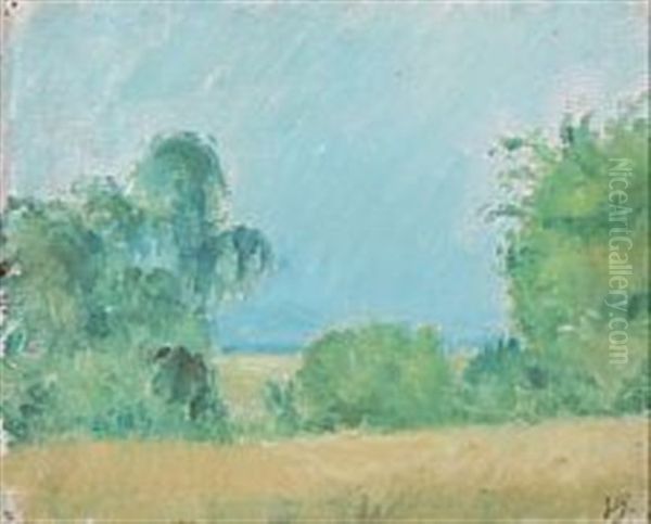 Landscape Oil Painting by Harald Giersing