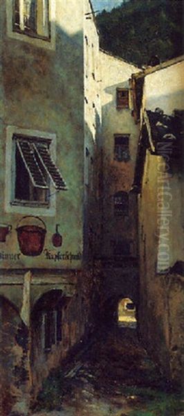 Die Gasse Beim Kupferschmied by Aleksander Gierymski