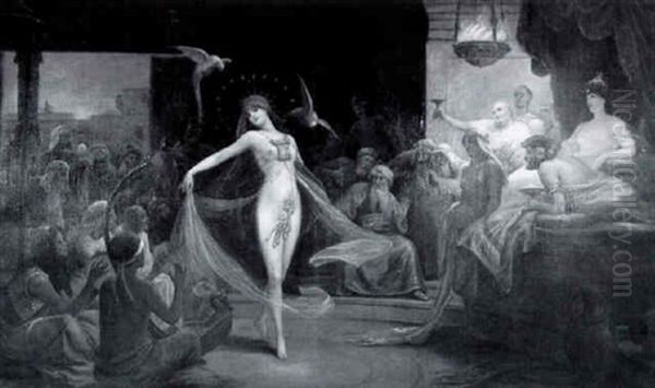 La Danse De Salome Oil Painting by Wilhelm Giessel