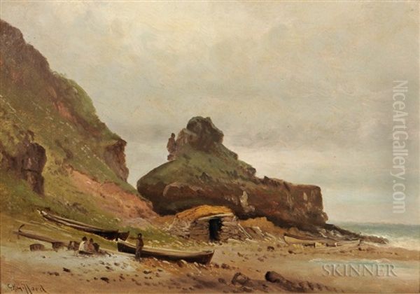 The Northern Coast Of Ireland Oil Painting by Charles Henry Gifford