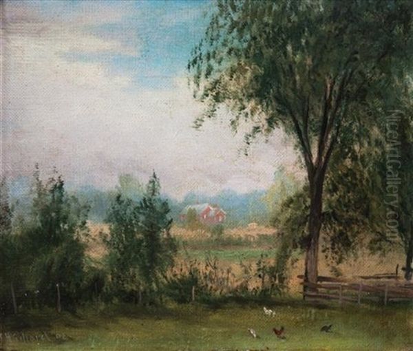 Landscape With Barn by Charles Henry Gifford