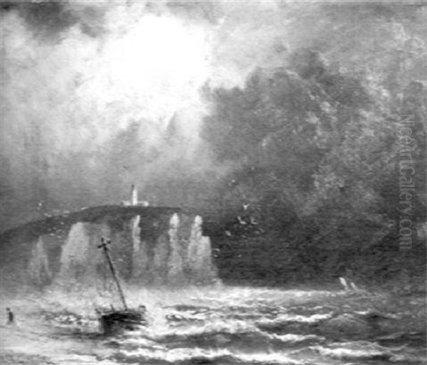 The Wreck Oil Painting by Charles Henry Gifford