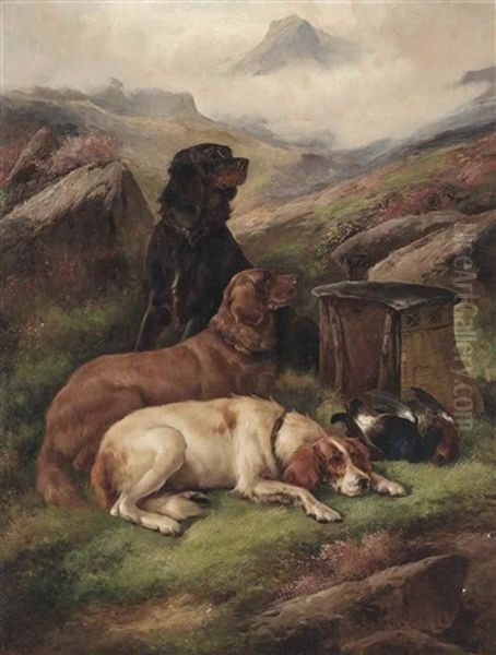 The Hunters' Rest Oil Painting by John Gifford