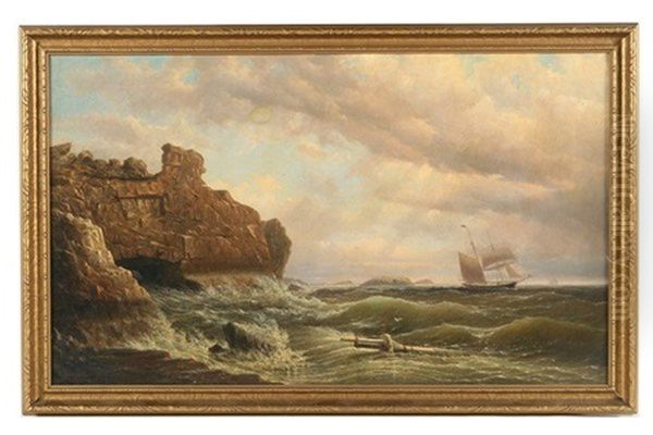 Sailing Ship Oil Painting by Robert Swain Gifford