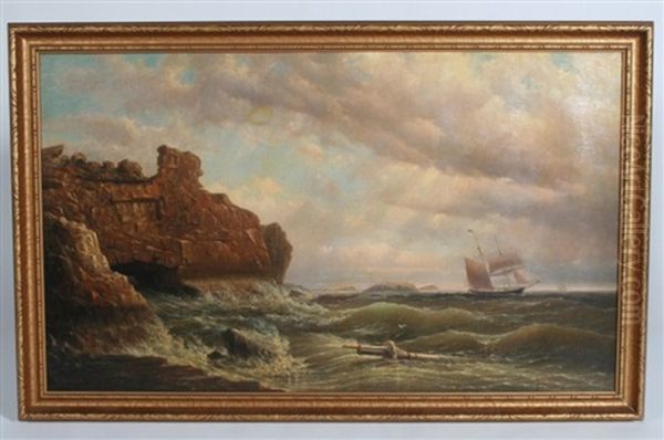 Sailing Ship Oil Painting by Robert Swain Gifford