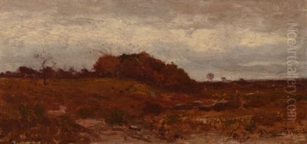 Autumn Landscape Oil Painting by Robert Swain Gifford