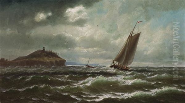 New Bedford Seascape Oil Painting by Robert Swain Gifford