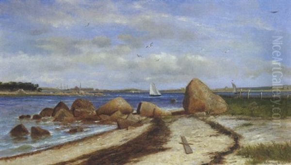 Bord De Mer Dans Les Environs De Boston Oil Painting by Robert Swain Gifford