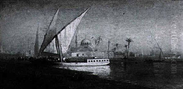 Along The Nile Oil Painting by Robert Swain Gifford