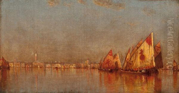 Venice Oil Painting by Sanford Robinson Gifford