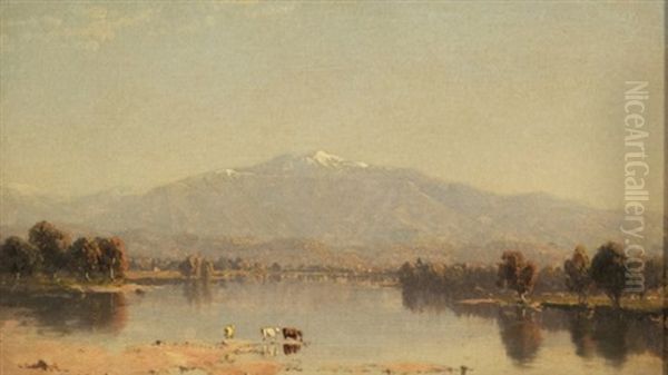 Mt. Washington Oil Painting by Sanford Robinson Gifford