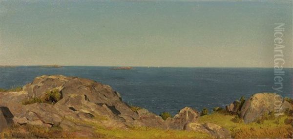 Manchester, Massachusetts (sketch) Oil Painting by Sanford Robinson Gifford