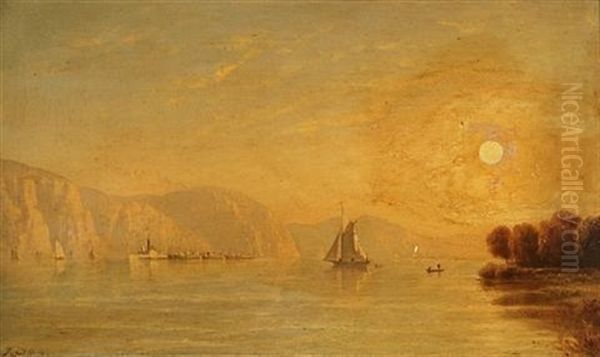 Morning, Highlands On The Hudson Oil Painting by Sanford Robinson Gifford