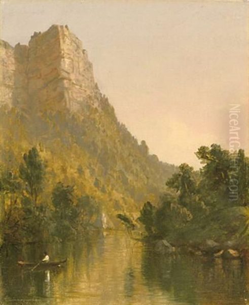 High Tor-matlock Dale, New York Oil Painting by Sanford Robinson Gifford