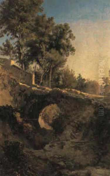 Cava Dei Tirreni Oil Painting by Giacinto Gigante