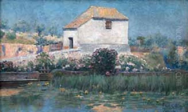 Molino De Alcala Oil Painting by Felipe Gil Gallango