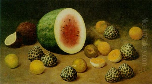 Sandia Oil Painting by Juan Gil Garcia