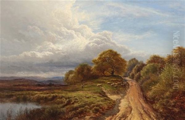 Lingfield Common Oil Painting by Arthur Gilbert