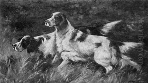 On The Alert Oil Painting by Frederick Gilbert