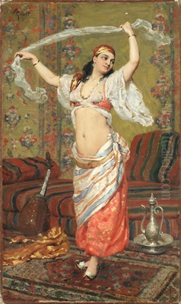 The Dancer Oil Painting by Victor Gabriel Gilbert