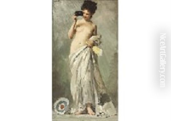 Nude Oil Painting by Victor Gabriel Gilbert