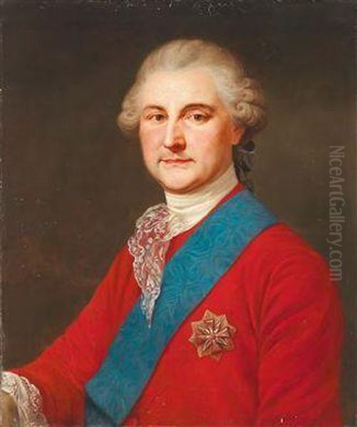 Bildnis Des Konigs Stanislaus August Poniatowski Von Polen Oil Painting by Marcello Bacciarelli