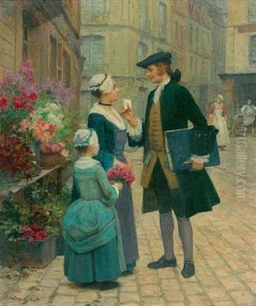 Pour La Fiancee Oil Painting by Victor Gabriel Gilbert