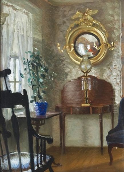 Interior Oil Painting by William Wallace Gilchrist