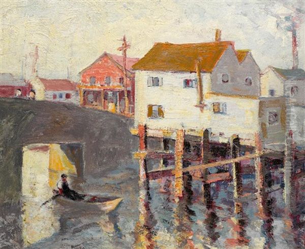 Belvedere Bridge Oil Painting by Selden Connor Gile