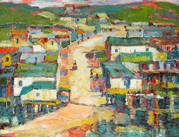 Tiburon Oil Painting by Selden Connor Gile