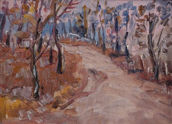 The Violet Road, Old Belvedere Oil Painting by Selden Connor Gile