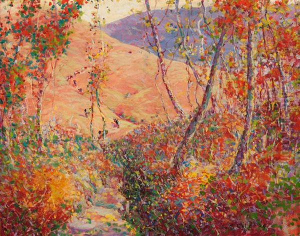 Fall's Beginning Oil Painting by Selden Connor Gile