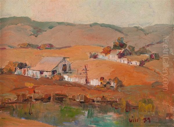 Marin Ranch Oil Painting by Selden Connor Gile