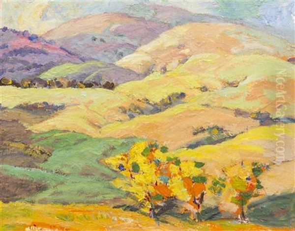 October Hills Oil Painting by Selden Connor Gile