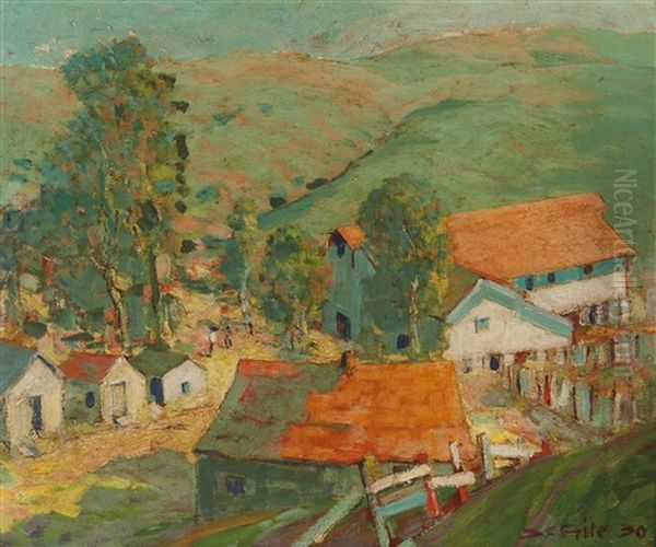 Mary Brazil Ranch Oil Painting by Selden Connor Gile