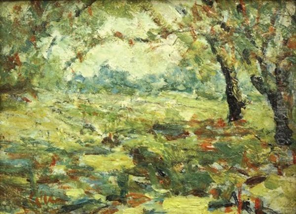 Spring Landscape Oil Painting by Selden Connor Gile