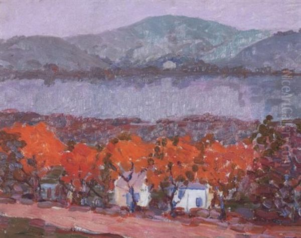 San Rafael Avenue, Tiburon Oil Painting by Selden Connor Gile