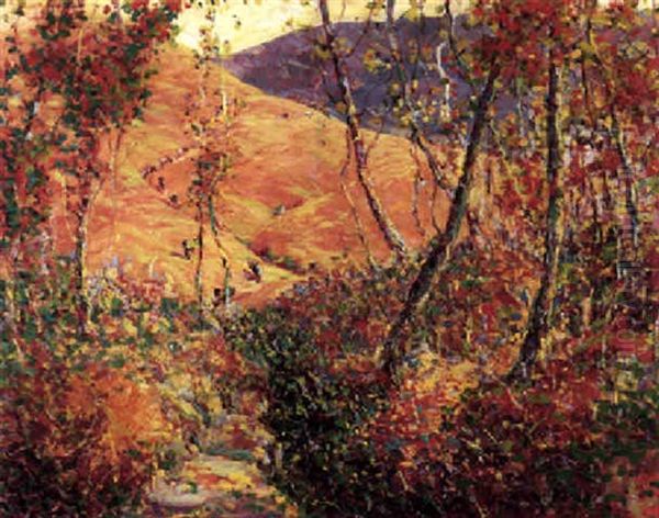 Fall's Beginning Oil Painting by Selden Connor Gile