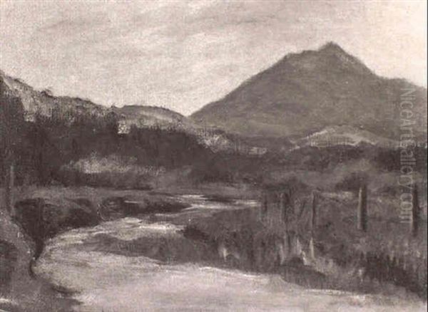 Marin County Mountains Oil Painting by Selden Connor Gile