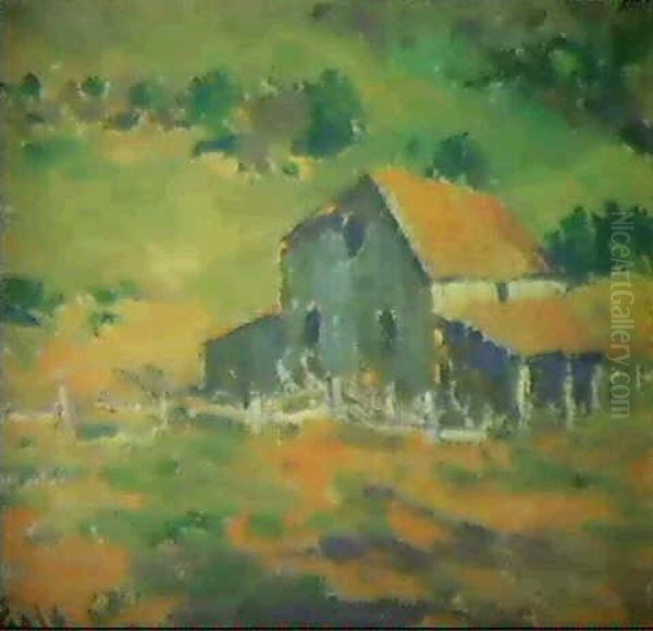 The Barn (dbl-sided) Oil Painting by Selden Connor Gile