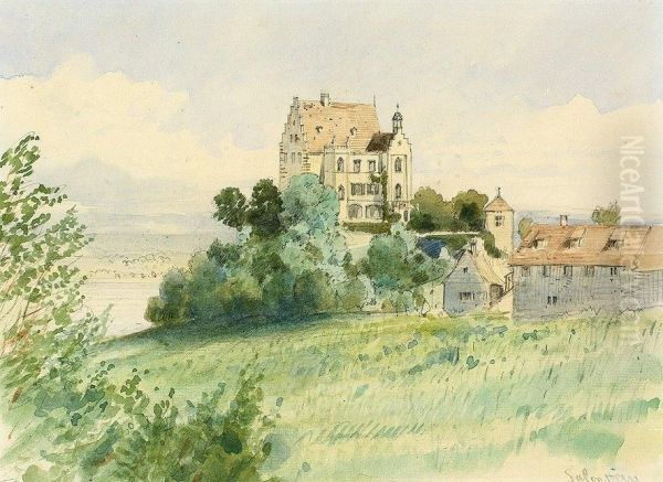 Studierte Bei Heinrich Funk In Stuttgart, Spater In Nurnberg Und Munchen. Oil Painting by Max Bach