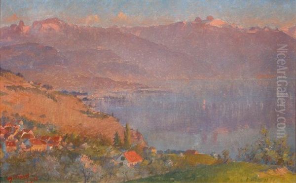 Coteaux Du Lavaux Oil Painting by Vincent Gilliand