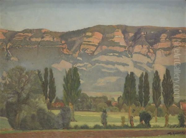 Le Saleve Oil Painting by Marguerite Gilliard