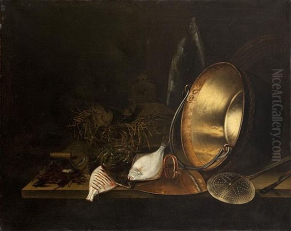 Still Life With Fish by Jacob Gillit