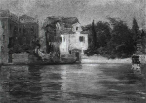 In Venedig Oil Painting by Eugene Louis Gillot