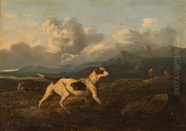 Pointer Oil Painting by Sawrey Gilpin