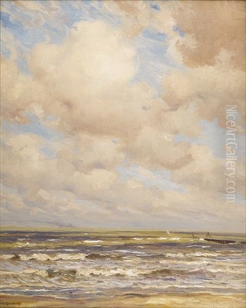 Seascape Oil Painting by Victor Olivier Gilsoul