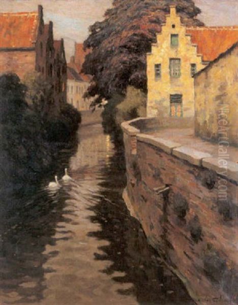 Rei Te Brugge Oil Painting by Victor Olivier Gilsoul