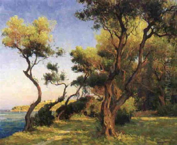 Derniers Rayons, Beaulieu Oil Painting by Victor Olivier Gilsoul