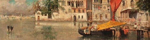 Venecia Oil Painting by Jose Gimenez Martin